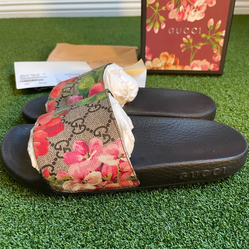 Gucci Slide Bloom Supreme Floral 35